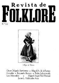 Revista de Folklore. Tomo 19a. Núm. 222, 1999 | Biblioteca Virtual Miguel de Cervantes