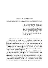 Artistas olvidados  : Lesmes Fernández del Moral, platero insigne / Ismael García Rámila | Biblioteca Virtual Miguel de Cervantes