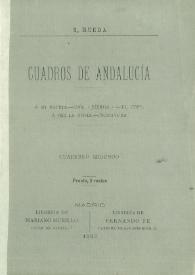Cuadros de Andalucía : cuaderno segundo / S. Rueda | Biblioteca Virtual Miguel de Cervantes