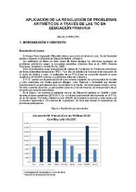 Aplicación de la resolución de problemas aritméticos a través de las TIC en educación primaria / CRA Villacedré (León) | Biblioteca Virtual Miguel de Cervantes