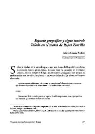 Espacio geográfico y signo teatral: Toledo en el teatro de Rojas Zorrilla / Maria Grazia Profeti | Biblioteca Virtual Miguel de Cervantes