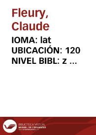 IOMA: lat        UBICACIÓN: 120     NIVEL BIBL: z      BCODIGO3: - NO ALFABET: 0      CATALOGAD:14-05-02 TIP MATER: a       PAIS: gw | Biblioteca Virtual Miguel de Cervantes