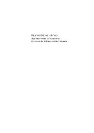 El conde Alarcos / Antonio Mira de Amescua ; ed. Julia González García | Biblioteca Virtual Miguel de Cervantes