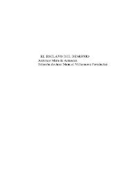 El esclavo del demonio / Antonio Mira de Amescua; edición de Juan M. Villanueva Fernández | Biblioteca Virtual Miguel de Cervantes