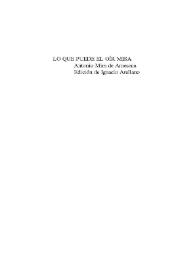 Lo que puede el oír misa / Antonio Mira de Amescua ; ed. Ignacio Arellano | Biblioteca Virtual Miguel de Cervantes