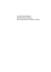 La mayor corona / Antonio Mira de Amescua ; ed. Manuel Fernández Labrada | Biblioteca Virtual Miguel de Cervantes
