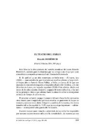Ricardo Doménech : "El teatro del exilio", Madrid: Cátedra, 2013, 315 págs. [Reseña] / Francisco Abad | Biblioteca Virtual Miguel de Cervantes