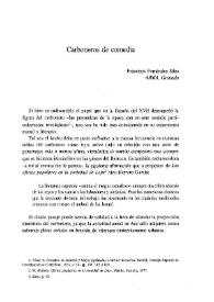 Carboneros de comedia / Francisca Fernández Siles | Biblioteca Virtual Miguel de Cervantes