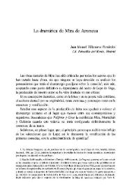 La dramática de Mira de Amescua / Juan Manuel Villanueva Fernández | Biblioteca Virtual Miguel de Cervantes