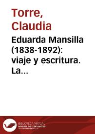 Eduarda Mansilla (1838-1892): viaje y escritura. La frivolidad como estrategia / Claudia Torre | Biblioteca Virtual Miguel de Cervantes