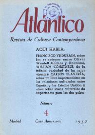 Atlántico : Revista de Cultura Contemporánea. Núm. 4, 1957 | Biblioteca Virtual Miguel de Cervantes