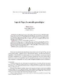 Lope de Vega y la comedia genealógica / Miguel Zugasti | Biblioteca Virtual Miguel de Cervantes