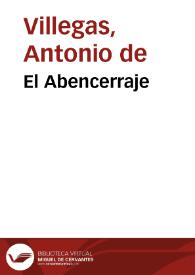 El Abencerraje | Biblioteca Virtual Miguel de Cervantes