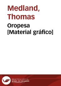 Oropesa [Material gráfico] | Biblioteca Virtual Miguel de Cervantes