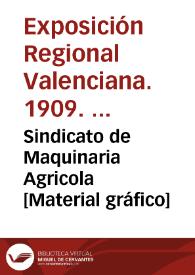 Sindicato de Maquinaria Agricola [Material gráfico] | Biblioteca Virtual Miguel de Cervantes