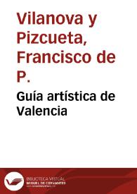 Guía artística de Valencia