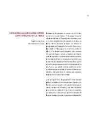 Expresiones alegóricas del hombre como peregrino en la tierra / Sagrario López Poza | Biblioteca Virtual Miguel de Cervantes