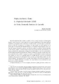 Mujer, escritura y fama: la "Hespaña Libertada" (1618) de Doña Bernarda Ferreira de Lacerda / Nieves Baranda | Biblioteca Virtual Miguel de Cervantes