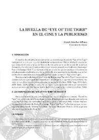 La huella sonora de "Eye of the Tiger" en el cine y la publicidad / Cande Sánchez Olmos | Biblioteca Virtual Miguel de Cervantes