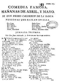Mañanas de abril y mayo | Biblioteca Virtual Miguel de Cervantes