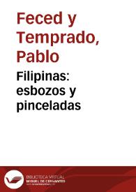 Filipinas: esbozos y pinceladas / por Quioquiap | Biblioteca Virtual Miguel de Cervantes
