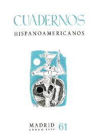 Cuadernos Hispanoamericanos. Núm. 61, enero 1955 | Biblioteca Virtual Miguel de Cervantes