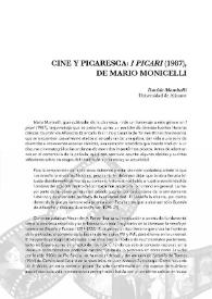 Cine y picaresca: "I picari" (1987), de Mario Monicelli / Davide Mombelli | Biblioteca Virtual Miguel de Cervantes
