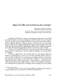 Rojas Zorrilla ante la historia de su tiempo / Almudena García González | Biblioteca Virtual Miguel de Cervantes