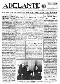 Adelante : Órgano del Partido Socialista Obrero [Español] (México, D. F.). Año III, núm. 52, 1 de abril de 1944 | Biblioteca Virtual Miguel de Cervantes