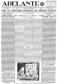 Adelante : Órgano del Partido Socialista Obrero [Español] (México, D. F.). Año III, núm. 59, 15 de julio de 1944 | Biblioteca Virtual Miguel de Cervantes