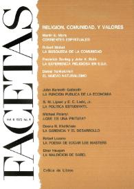 Facetas. Núm. 4. Vol. 6, 1973 | Biblioteca Virtual Miguel de Cervantes