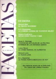 Facetas. Núm. 2. Vol. 8, 1975 | Biblioteca Virtual Miguel de Cervantes
