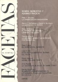 Facetas. Núm. 1. Vol. 10, 1977 | Biblioteca Virtual Miguel de Cervantes