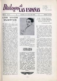 Diálogo de Las Españas. Año 2, núm. 3, julio de 1959 | Biblioteca Virtual Miguel de Cervantes