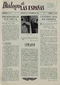 Diálogo de Las Españas. Núm. 4-5, octubre de 1963 | Biblioteca Virtual Miguel de Cervantes