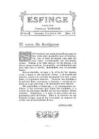Esfinge : Revista de altas letras. Segunda época, núm. 17, 1 de junio de 1916 | Biblioteca Virtual Miguel de Cervantes