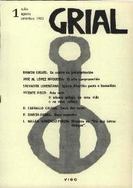 Grial : revista galega de cultura. Núm. 1, 1963 | Biblioteca Virtual Miguel de Cervantes