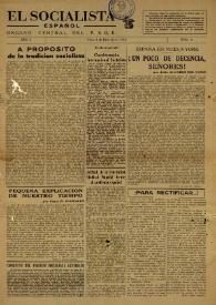 El Socialista Español : órgano central del P.S.O.E. Año I, núm. 8, 2 de diciembre de 1946 | Biblioteca Virtual Miguel de Cervantes