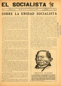 El Socialista (México D. F.). Año I, núm. 8, 1 de agosto de 1942 | Biblioteca Virtual Miguel de Cervantes