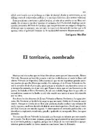 El territorio, nombrado / José Antonio Gabriel y Galán | Biblioteca Virtual Miguel de Cervantes