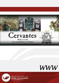 Cervantes : Bulletin of the Cervantes Society of America | Biblioteca Virtual Miguel de Cervantes