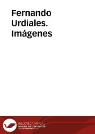 Fernando Urdiales. Imágenes | Biblioteca Virtual Miguel de Cervantes