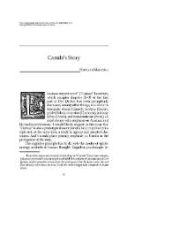 Camila's Story / Howard Mancing | Biblioteca Virtual Miguel de Cervantes