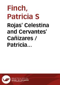 Rojas' Celestina and Cervantes' Cañizares / Patricia S. Finch | Biblioteca Virtual Miguel de Cervantes