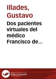 Dos pacientes virtuales del médico Francisco de Villalobos: Anselmo y Carrizales / Gustavo Illades Aguiar | Biblioteca Virtual Miguel de Cervantes
