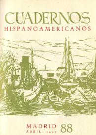 Cuadernos Hispanoamericanos. Núm. 88, abril 1957 | Biblioteca Virtual Miguel de Cervantes