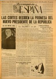 Reconquista de España : Periódico Semanal. Órgano de la Unión Nacional Española en México. Año I, núm. 11, 18 de agosto de 1945 | Biblioteca Virtual Miguel de Cervantes
