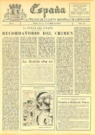 España : Órgano de la Junta Española de Liberación. Año I, núm. 24, 15 de julio de 1944 | Biblioteca Virtual Miguel de Cervantes