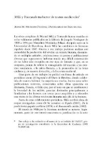 Milá y Fontanals, traductor de textos medievales / Anna M. Mussons Freixas | Biblioteca Virtual Miguel de Cervantes