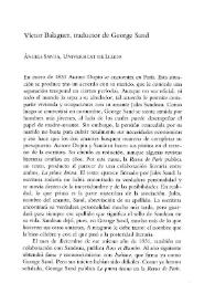 Víctor Balaguer, traductor de George Sand / Àngels Santa | Biblioteca Virtual Miguel de Cervantes